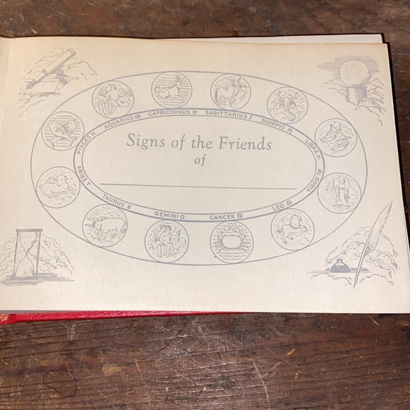 1945 Sign of My Friends horoscope book. - Picture 5 of 12
